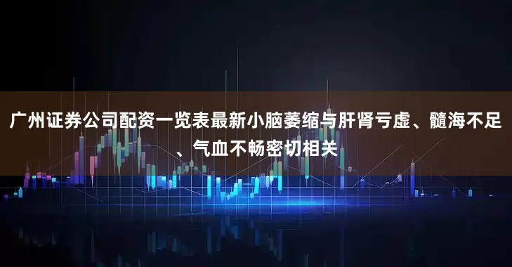 广州证券公司配资一览表最新小脑萎缩与肝肾亏虚、髓海不足、气血不畅密切相关