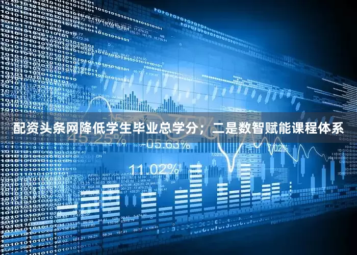 配资头条网降低学生毕业总学分；二是数智赋能课程体系